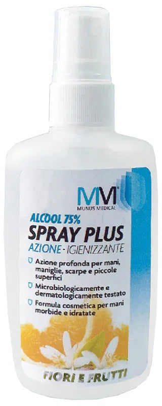 Munus medical igienizzante spray mani e superfici fiori&frutta 110 ml - Farmaspeed