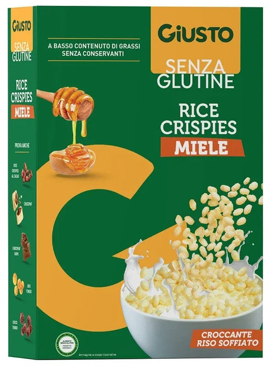 Giusto senza glutine rice crispies miele 200 g - Farmaspeed