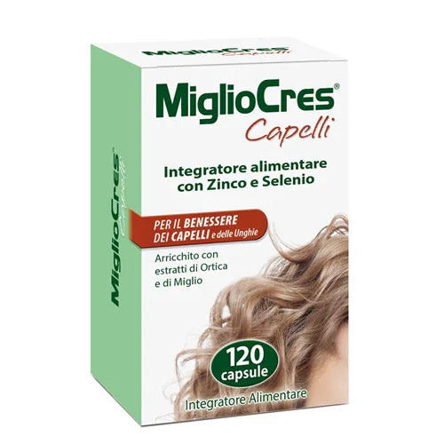 MIGLIOCRES CAPELLI 120 CAPSULE - Farmaspeed