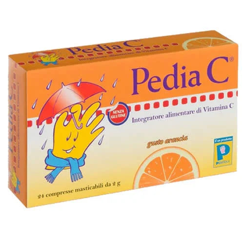 PEDIA C ARANCIA 24 COMPRESSE MASTICABILI - Farmaspeed