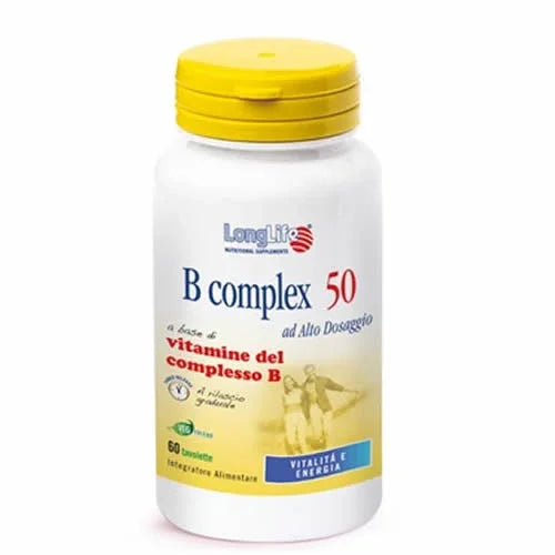 LONGLIFE B COMPLEX 50 RILASCIO GRADUALE 60 TAVOLETTE DIVISIBILI - Farmaspeed