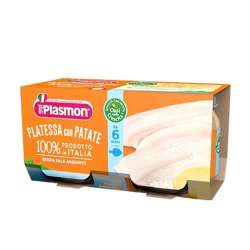 PLASMON OMOGENEIZZATO PLATESSA 2 X 80 G - Farmaspeed