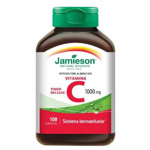JAMIESON VITAMINA C 1000 TIMED RELEASE 100 COMPRESSE BARATTOG - Farmaspeed