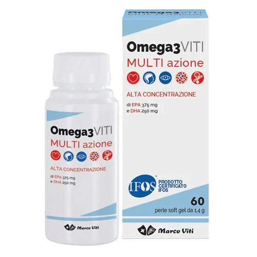 VITI OMEGA3 MULTIAZIONE 60 PERLE - Farmaspeed