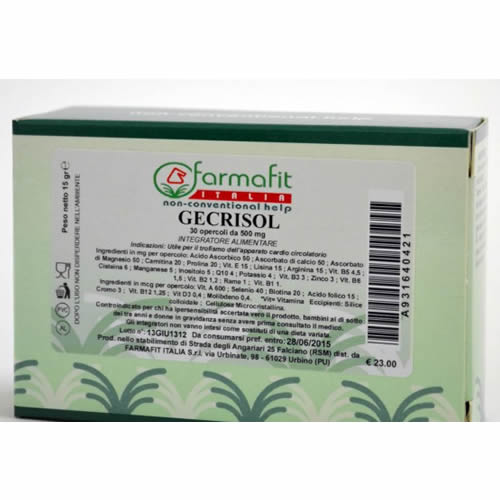 GECRISOL 30 CAPSULE