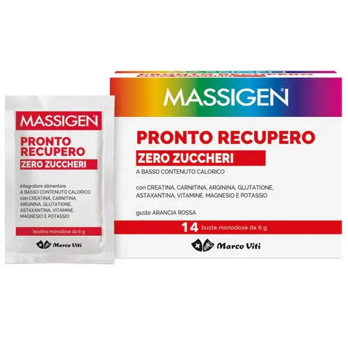 MASSIGEN PRONTO RECUPERO ZERO ZUCCHERI 14 BUSTINE - Farmaspeed