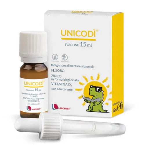 UNICODI' 15 ML FLUORO ZINCO VITAMINA D3 - Farmaspeed