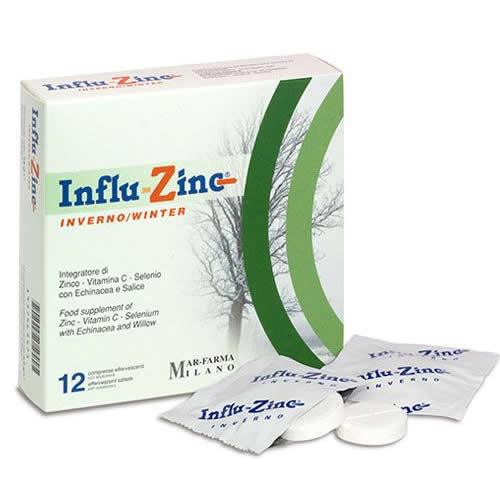 INFLUZINC INVERNO 12 COMPRESSE EFFERVESCENTI - Farmaspeed