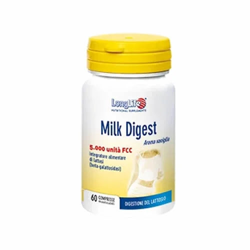 LONGLIFE MILK DIGEST 60 COMPRESSE MASTICABILI - Farmaspeed