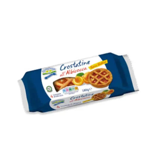 HAPPY FARM CROSTATA DI ALBICOCCHE SENZA GLUTINE 180 G - Farmaspeed