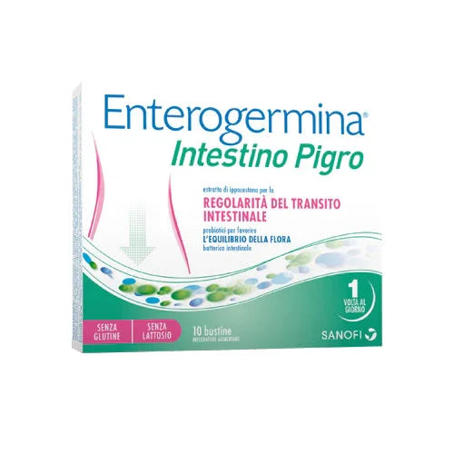 ENTEROGERMINA INTESTINO PIGRO 10 BUSTINE - Farmaspeed