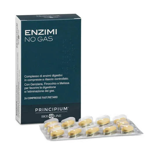 PRINCIPIUM ENZIMI NO GAS FAST/RETARD 24 COMPRESSE - Farmaspeed