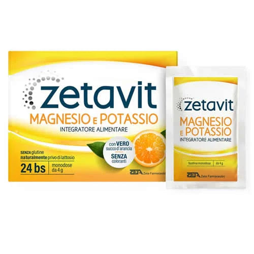 ZETAVIT MAGNESIO POTASSIO 24 BUSTINE DA 4 G - Farmaspeed