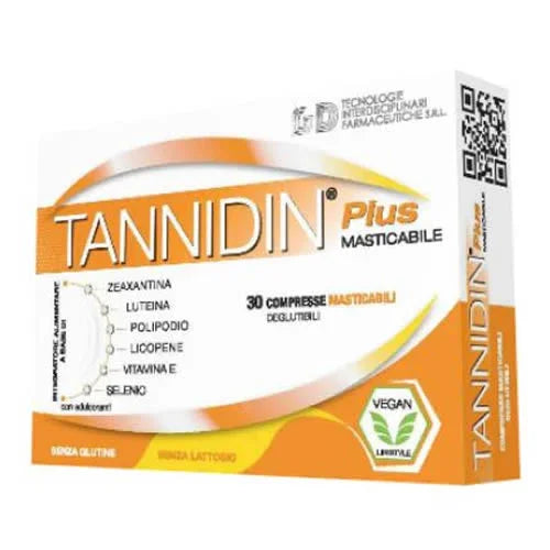 TANNIDIN PLUS 30 COMPRESSE MASTICABILI - Farmaspeed