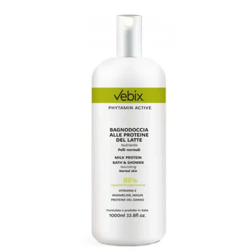 VEBIX PHYTAMIN ACTIVE BAGNODOCCIA PROTEINE LATTE 1000 ML - Farmaspeed