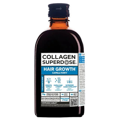 COLLAGEN SUPERDOSE HAIR GROWTH 300 ML COLLAGENE 75 G - Farmaspeed