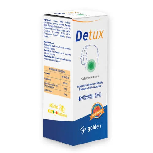 DETUX SOLUZIONE ORALE GUSTO FRAGOLA 150 ML - Farmaspeed