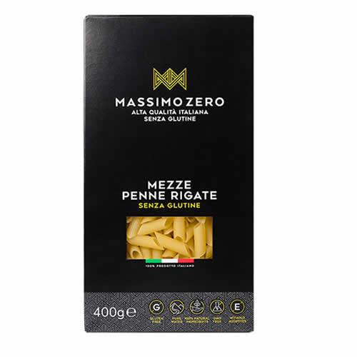 MASSIMO ZERO MEZZE PENNE RIGATE 400 G - Farmaspeed