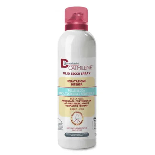 DERMOVITAMINA CALMILENE OLIO SECCO SPRAY IDRATAZIONE INTENSA PER PELLE SECCA, MOLTO SECCA E SENSIBILE 200 ML - Farmaspeed