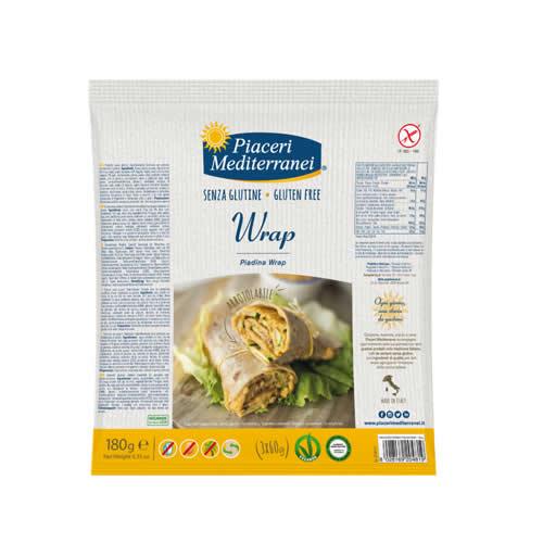 PIACERI MEDITERRANEI PIADINA WRAP 180 G - Farmaspeed