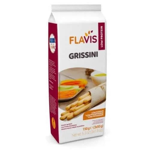 FLAVIS GRISSINI APROTEICI 3 PORZIONI DA 50 G - Farmaspeed