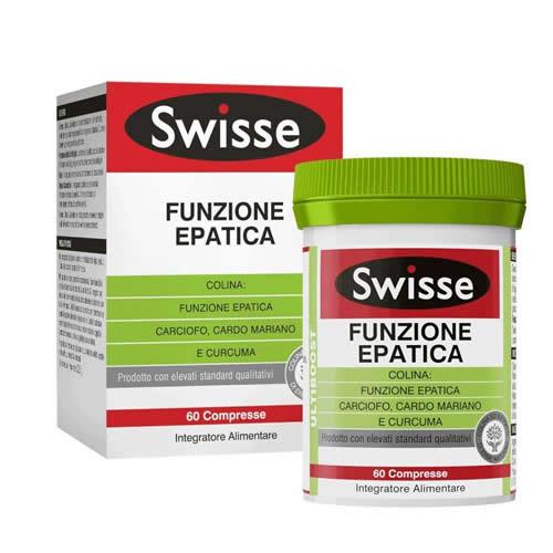 SWISSE DETOX FUNZIONE EPATICA 60 COMPRESSE DA 1085 MG - Farmaspeed