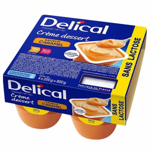 DELICAL CREME CARAMEL 4 X 125 G - Farmaspeed