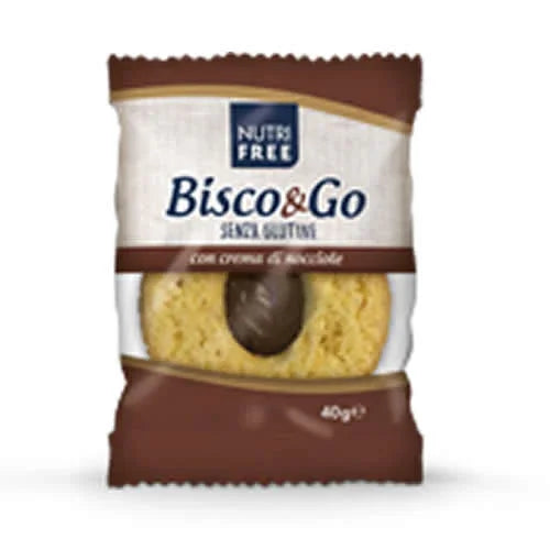 NUTRIFREE BISCO&GO CON CREMA DI NOCCIOLE 40 G - Farmaspeed