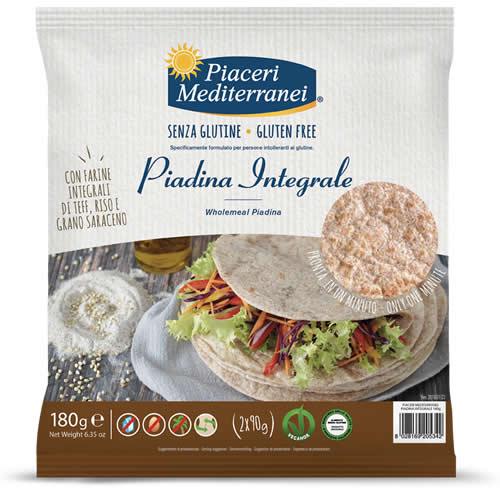 PIACERI MEDIT PIADINA INTEGRALE 180 G - Farmaspeed