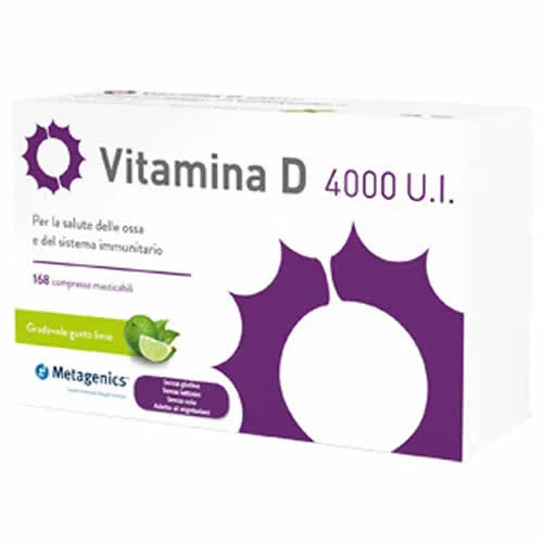 VITAMINA D 4000UI 168 COMPRESSE MASTICABILI - Farmaspeed