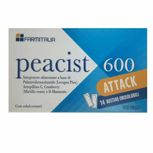 PEACIST 600 ATTACK 14 STICK PACK OROSOLUBILI - Farmaspeed