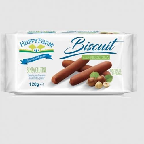 HAPPY FARM BISCUIT NOCCIOLA 120 G - Farmaspeed
