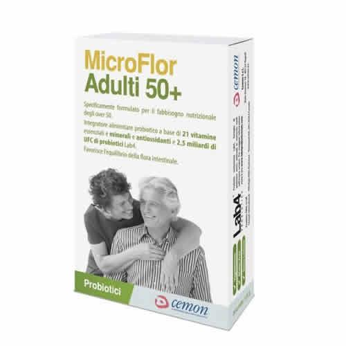 MICROFLOR ADULTI+ 30 CAPSULE VEGETALI - Farmaspeed