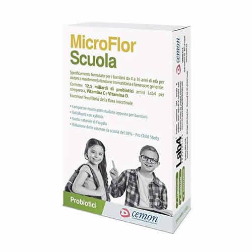 MICROFLOR SCUOLA 30 CAPSULE MASTICABILI - Farmaspeed