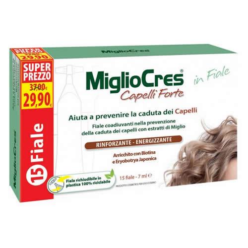 MIGLIOCRES CAPELLI FORTE 15 FIALE X 7 ML - Farmaspeed