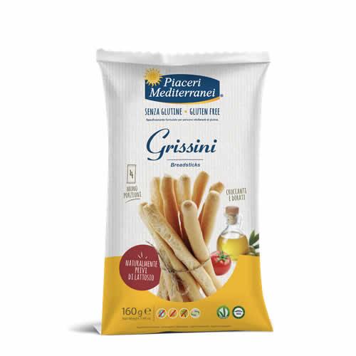PIACERI MEDITERRANEI GRISSINI 160 G - Farmaspeed