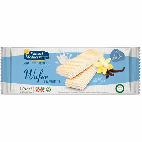 PIACERI MEDITERRANEI WAFER VANIGLIA 175 G - Farmaspeed