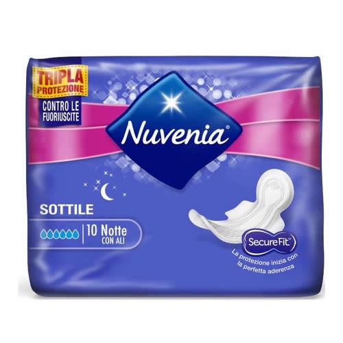 NUVENIA SOTTILE NOTTE CON ALI 10 PEZZI - Farmaspeed