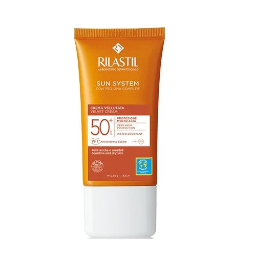 RILASTIL SUN SYSTEM PHOTO PROTECTION TERAPY SPF 50+ CREMA VELLUTANTE 50 ML - Farmaspeed