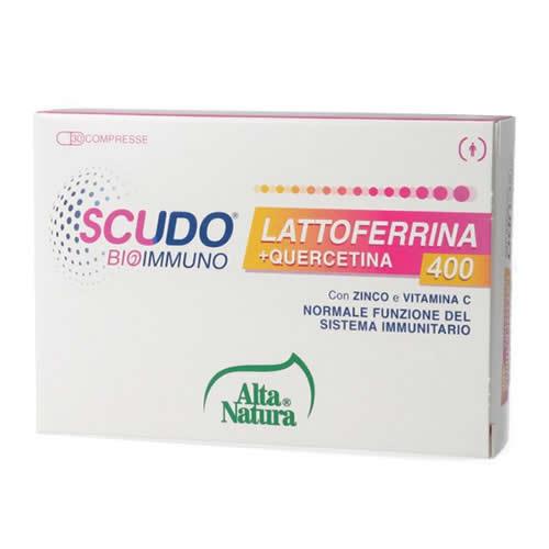 SCUDO LATTOFERRINA + QUERCETINA 400 30 COMPRESSE - Farmaspeed