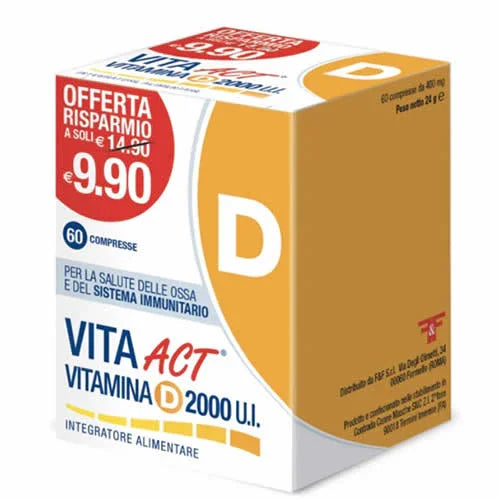VITA ACT VITAMINA D 2000UI 60 COMPRESSE - Farmaspeed