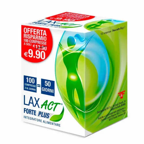 LAX ACT FORTE PLUS 100 COMPRESSE - Farmaspeed