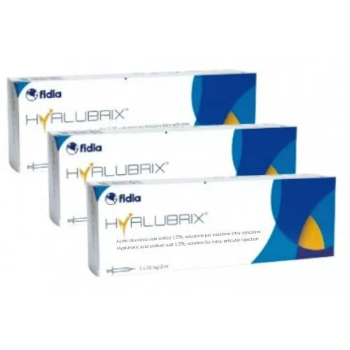 HYALUBRIX SIRINGA INTRA-ARTICOLARE ACIDO IALURONICO 1,5% 30 MG 2 ML 3 PEZZI