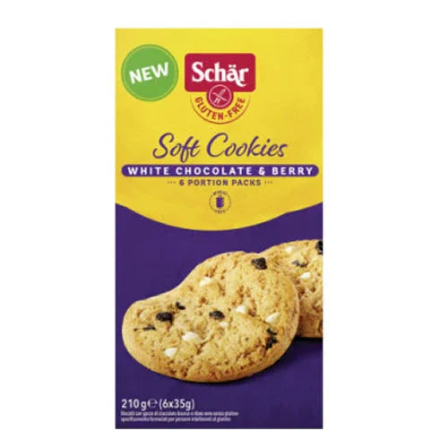 SCHAR SOFT COOKIE WHITE CHOCOLATE 210 G - Farmaspeed