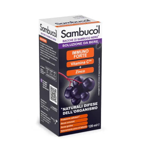 SAMBUCOL LIQUIDO DA BERE 120 ML - Farmaspeed