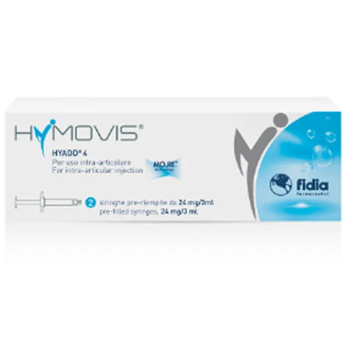 HYMOVIS HYADD4 SIRINGA INTRA-ARTICOLARE PRERIEMPITA ESADECILLAMIDE ACIDO IALURONICO 24MG/3ML 2 PEZZI DA 3 ML
