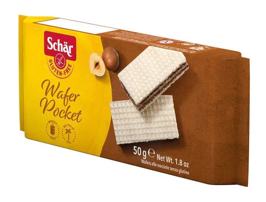 SCHAR WAFER POCKET ALLA NOCCIOLA 50 G - Farmaspeed