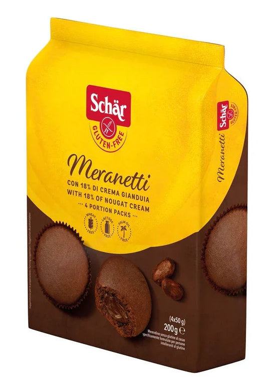 SCHAR MERANETTI CON CREMA GIANDUIA 4 PEZZI DA 50 G - Farmaspeed