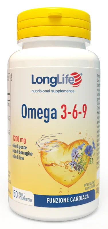 LONGLIFE OMEGA 3-6-9 50 PERLE FOTOPROTETTE - Farmaspeed