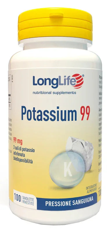 LONGLIFE POTASSIUM 99 100 TAVOLETTE RIVESTITE - Farmaspeed
